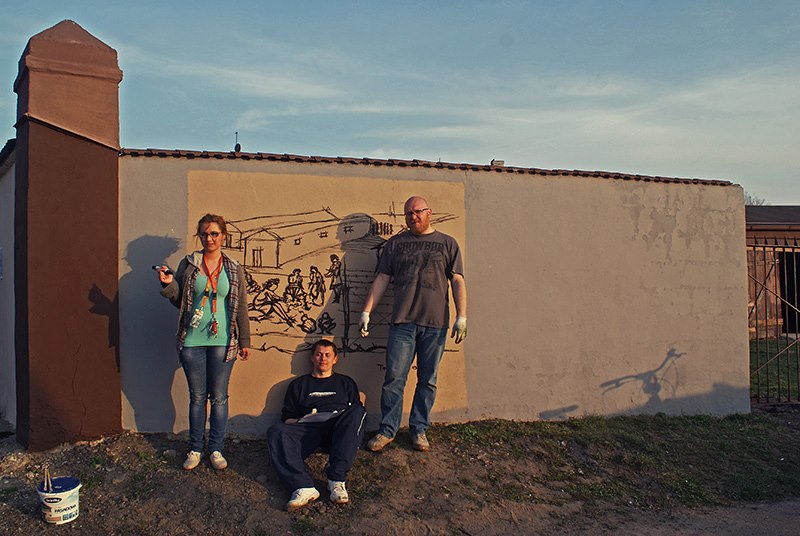 Zdjęcie archiwalne. Projekt "Historia małego miasteczka na graffiti". fot. Agnieszka Sewruk